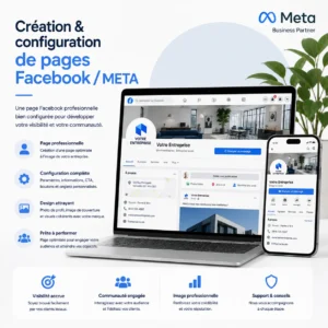 Création & configuration de pages Facebook-META