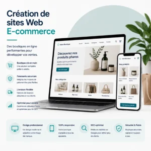 Création de sites Web E-commerce Création de sites Web E-commerce