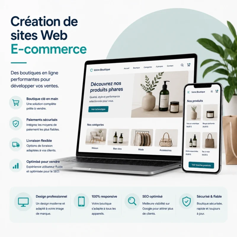 Création de sites Web E-commerce