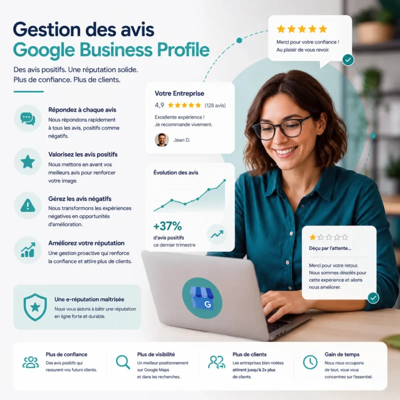 Gestion des avis Google Business Profile Gestion des avis Google Business Profile