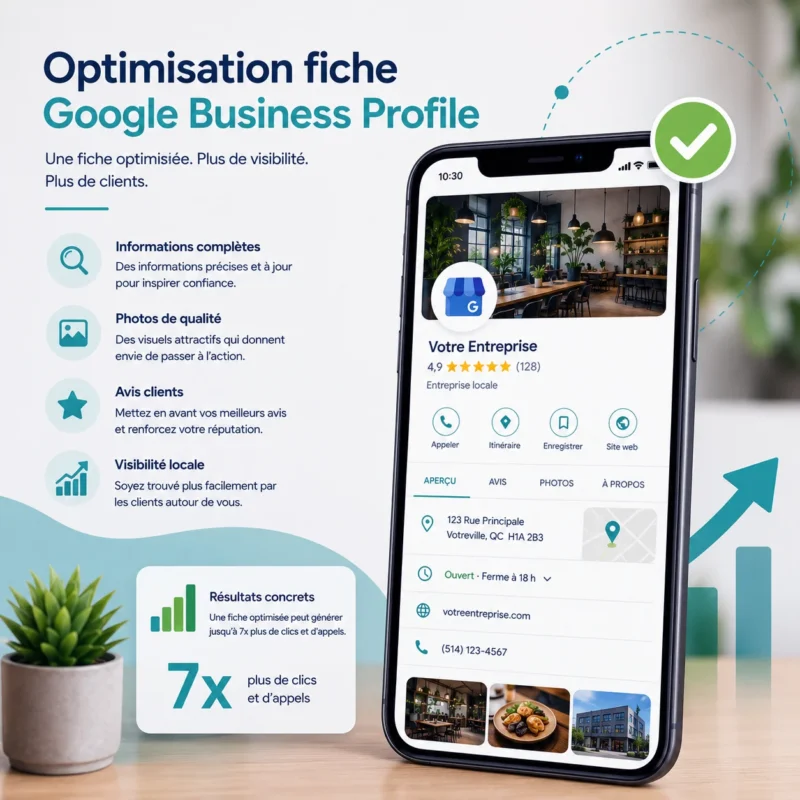 Optimisation fiche Google Business Profile Optimisation fiche Google Business Profile