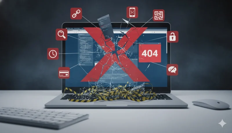 erreurs création site web -my business care