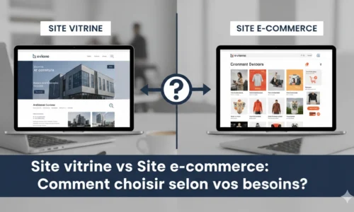 Site vitrine vs Site e-commerce : Comment choisir selon vos besoins ?